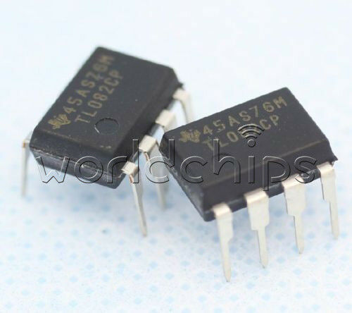 20PCS TL082 TI DIP8 IC JFET-INPUT OPERATIONAL AMPLIFIERS