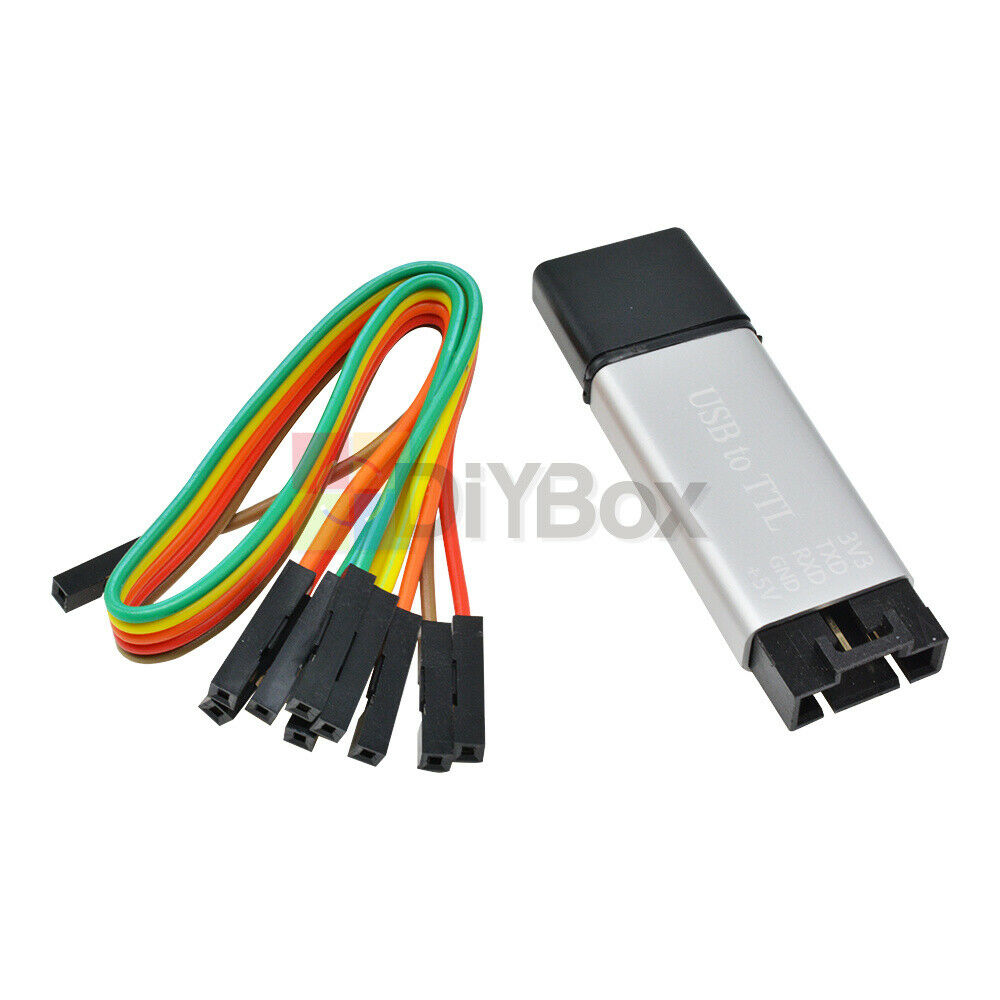 USB2.0 to TTL UART 5PIN Module Serial Converter CP2102 STC PRGMR with Metal case