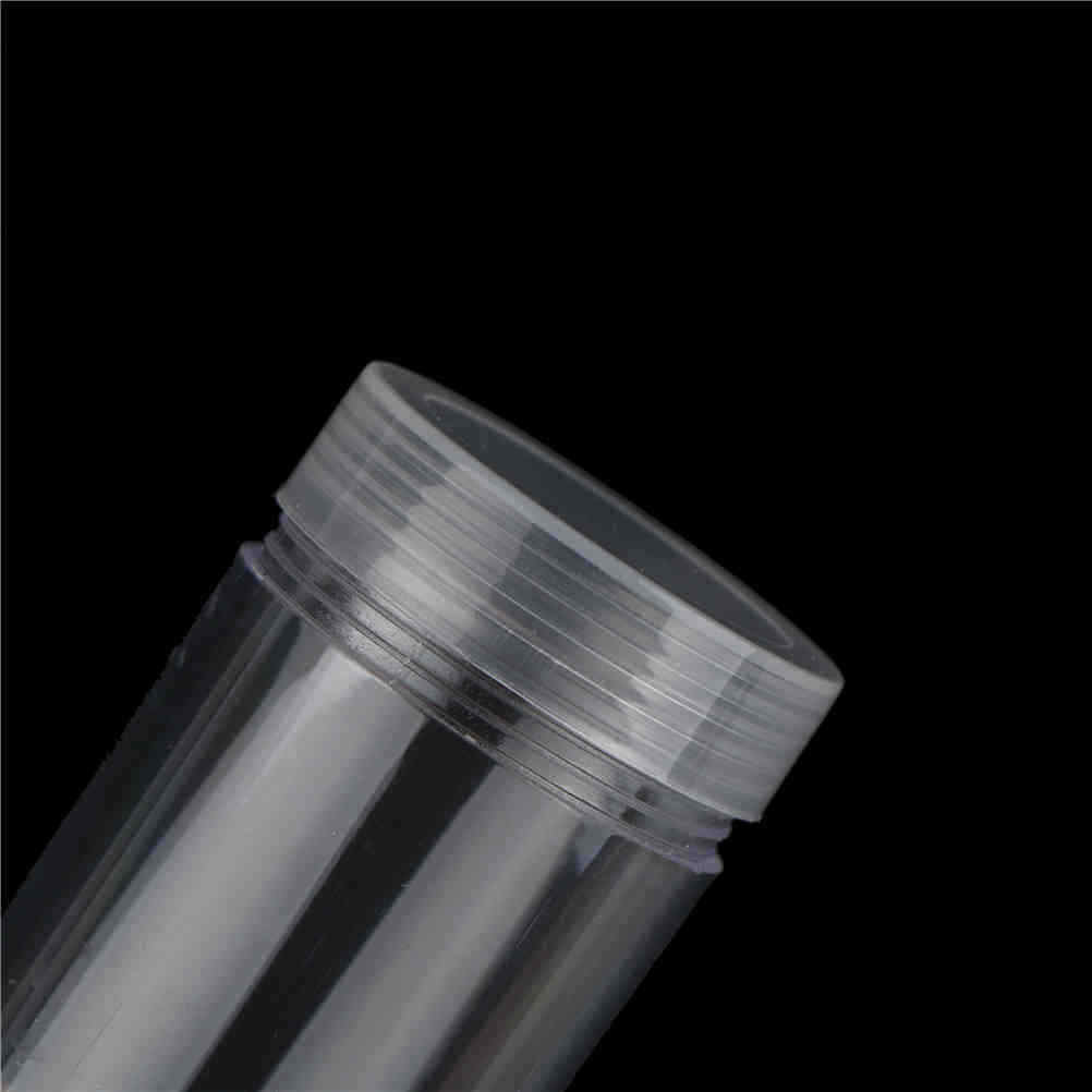 1Pcs 30mm Coins Prevent Damage Gross Protective Tube Transparent  Storage.l8