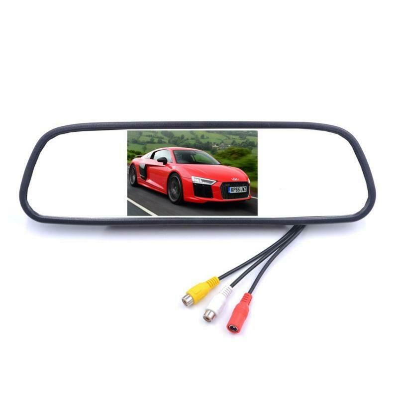 High Definition Rear View Mirror Display 2 Way Video Input Reversing Car Screen