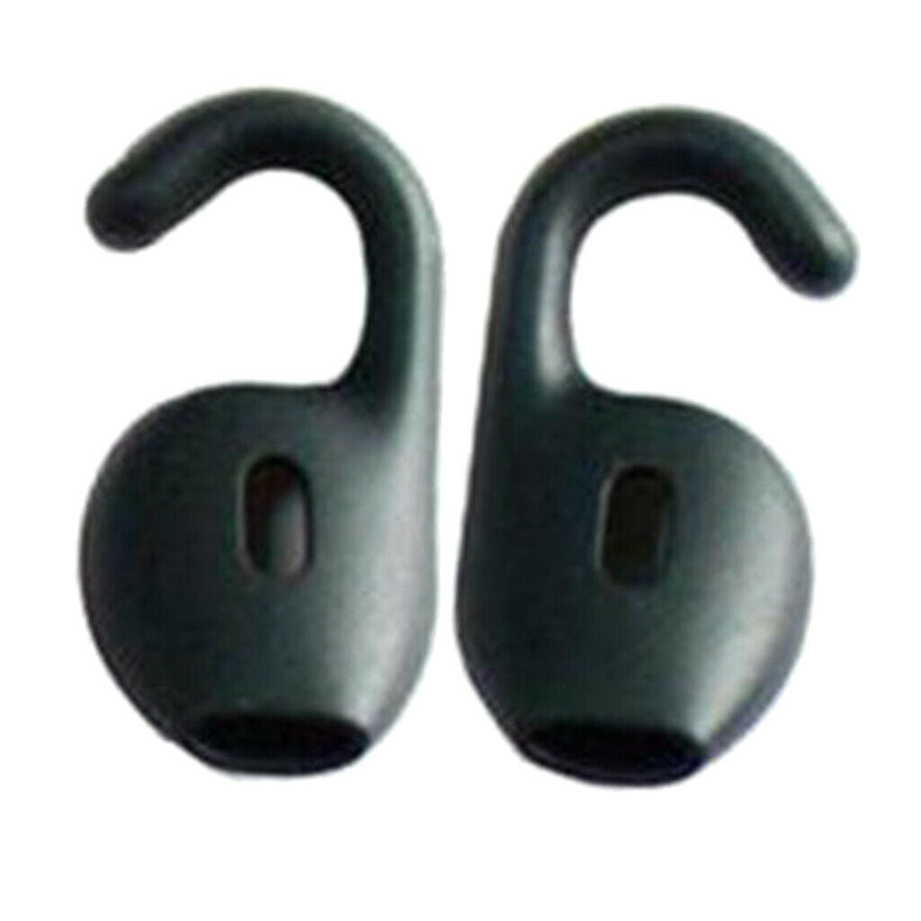 1 Pair Silicone Eartips Earbuds Tips For   Boost Earphone Black
