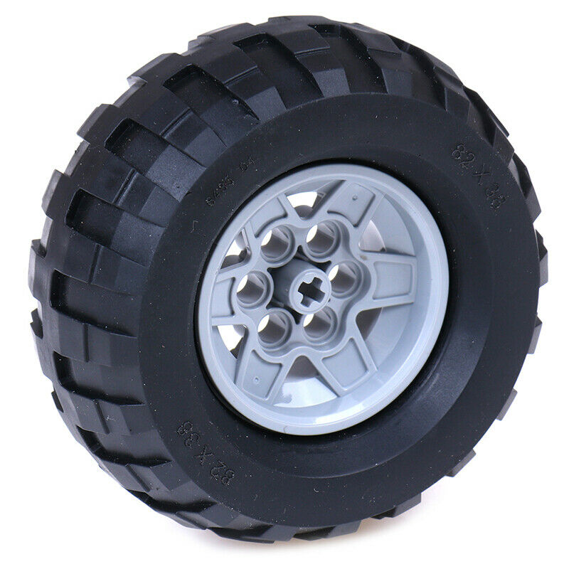 1Pcs Bricks Wheel Auto Parts 56908 45982 81.6x38 R Tire wheel DIY ToysS JdJ FT