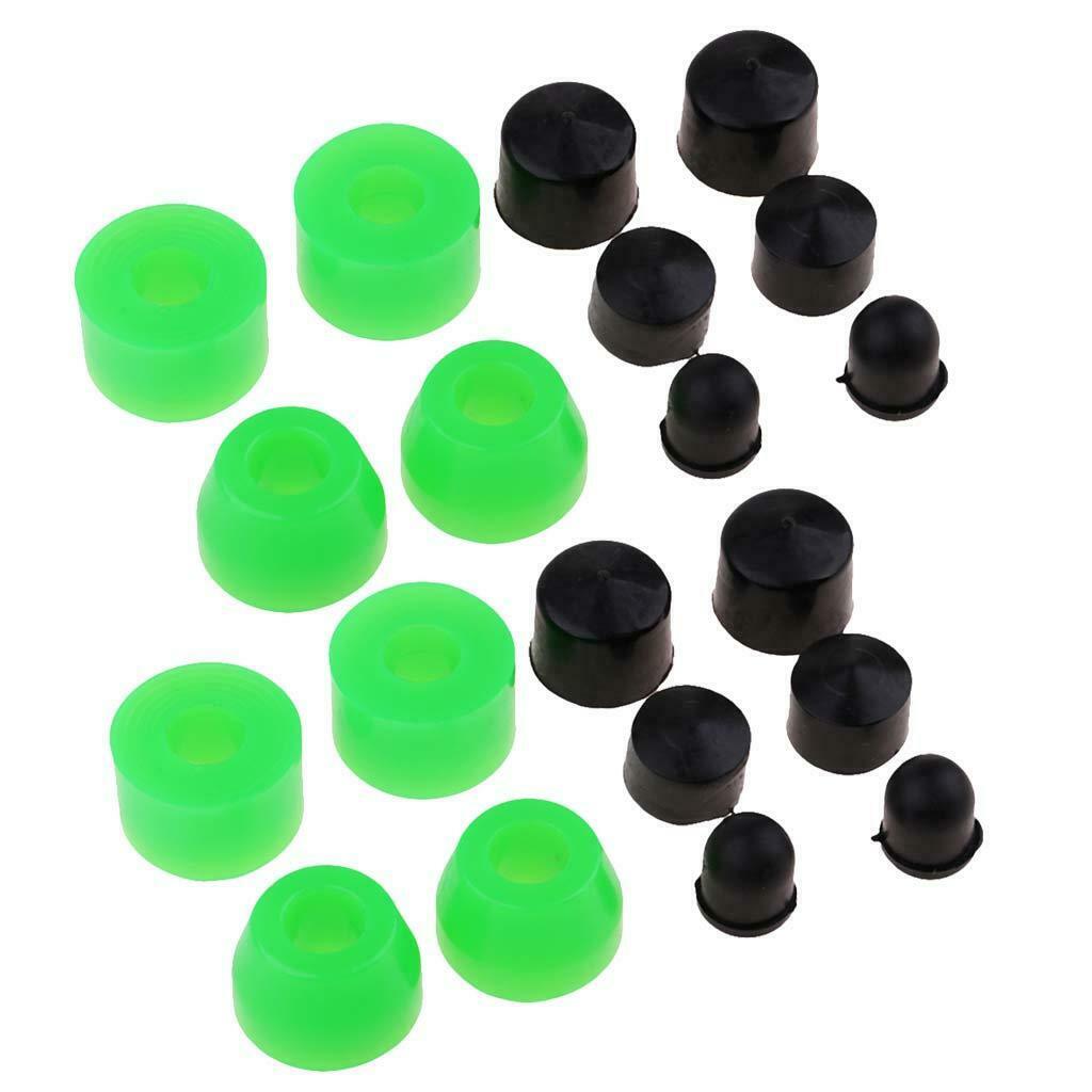 20x PU Shockproof Skateboard Bushings Replacement Longboards Rebuild Kit