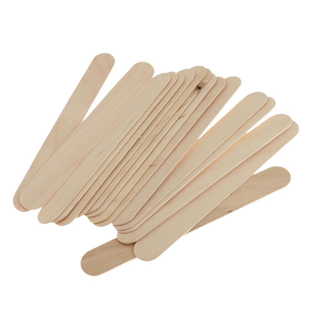 Bulk 150 Count Wooden Wax Applicators Salon Waxing Hair Removal Sticks