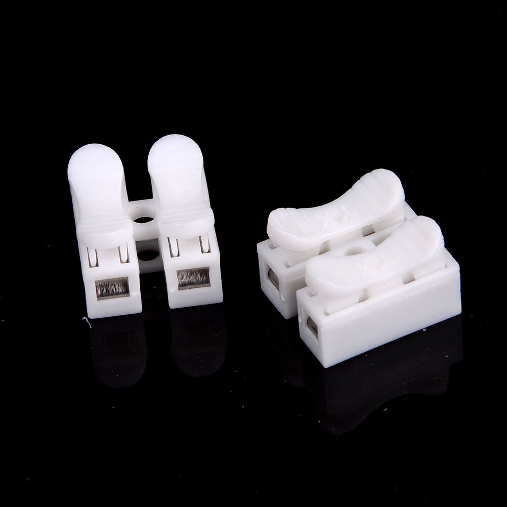 10X Electrical Cable Connectors Quick Splice Lock Wire Terminals Self Lock.l8