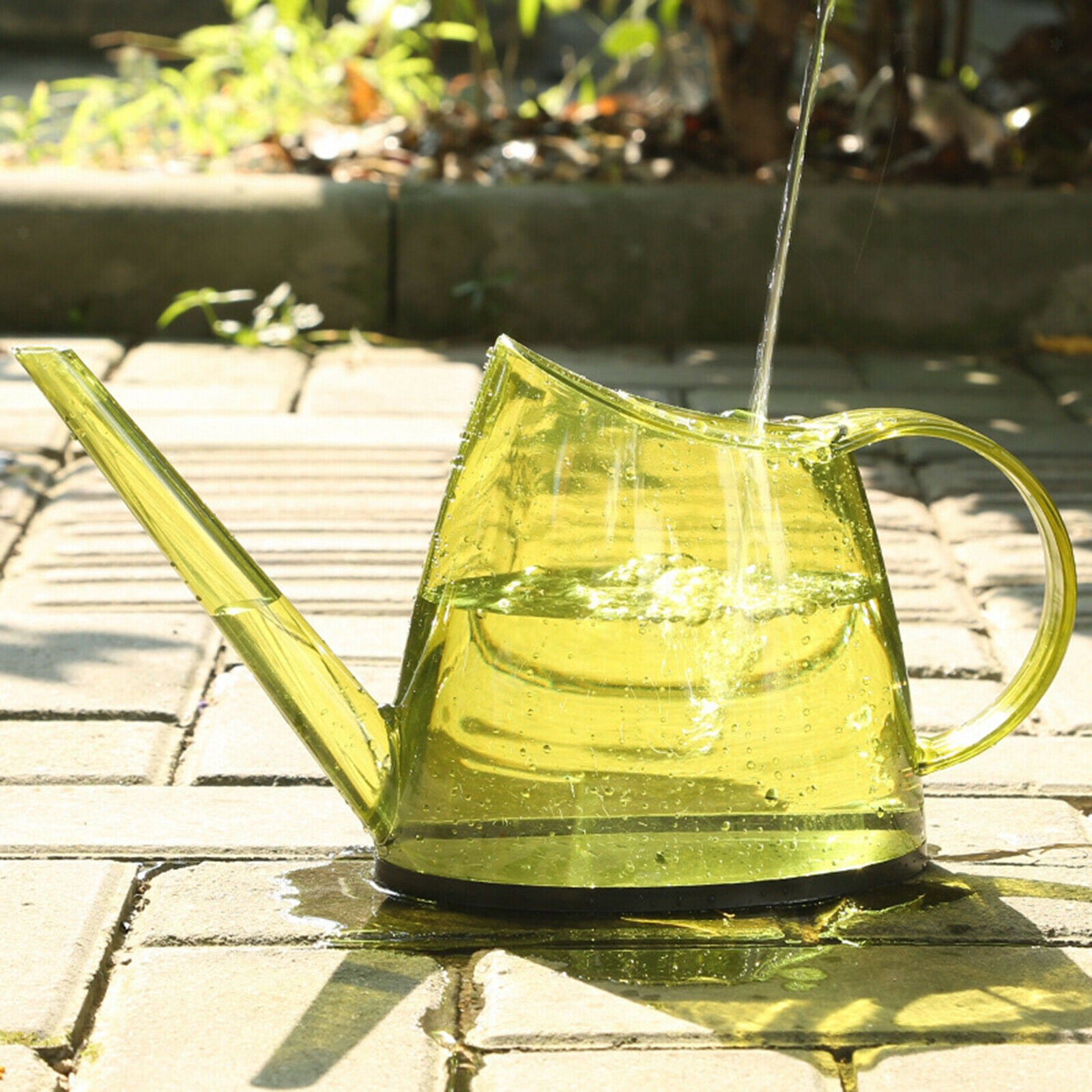 1400ML Plastic Watering Can Green Long Spout Indoor Garden Pot Plant Tool