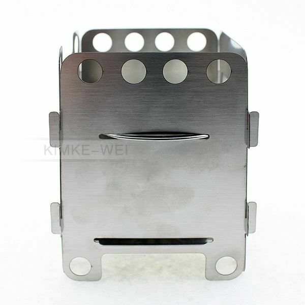 Camping Portable Folding Outdoor Camping Wood Stove Cooking Survival Burning