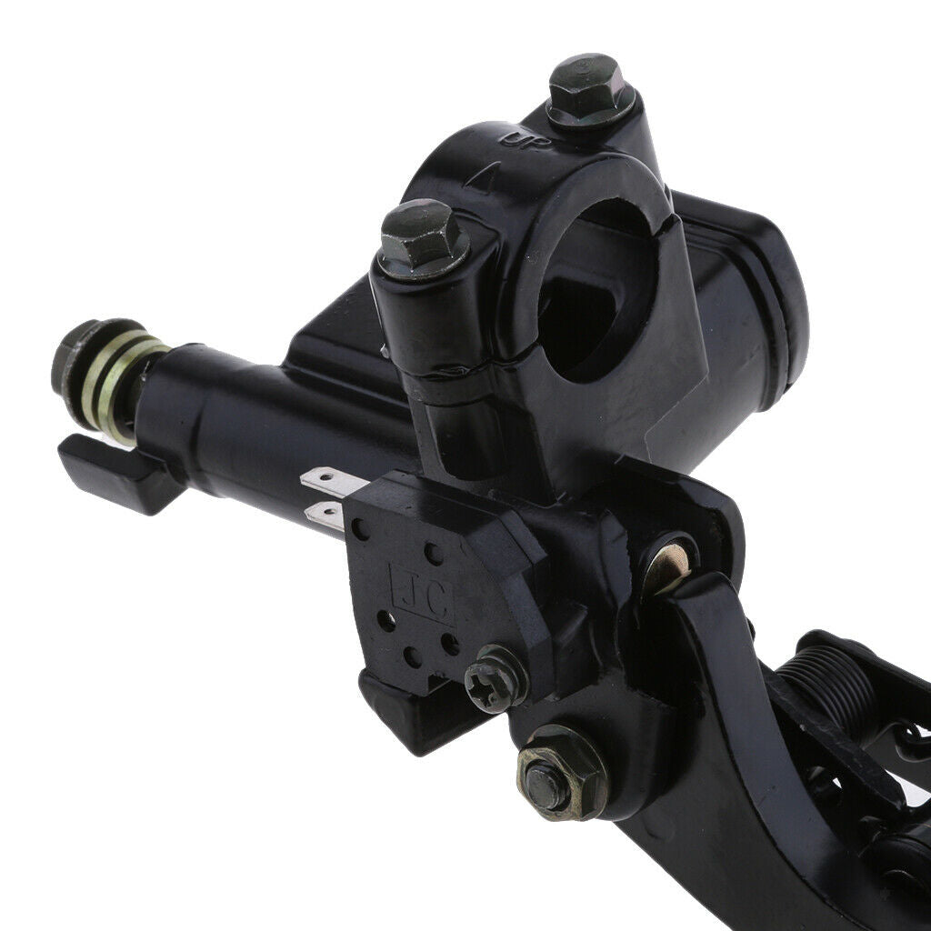 10mm Banjo Black Front Right Hydraulic Brake Master Cylinder Dirt Bike ATV