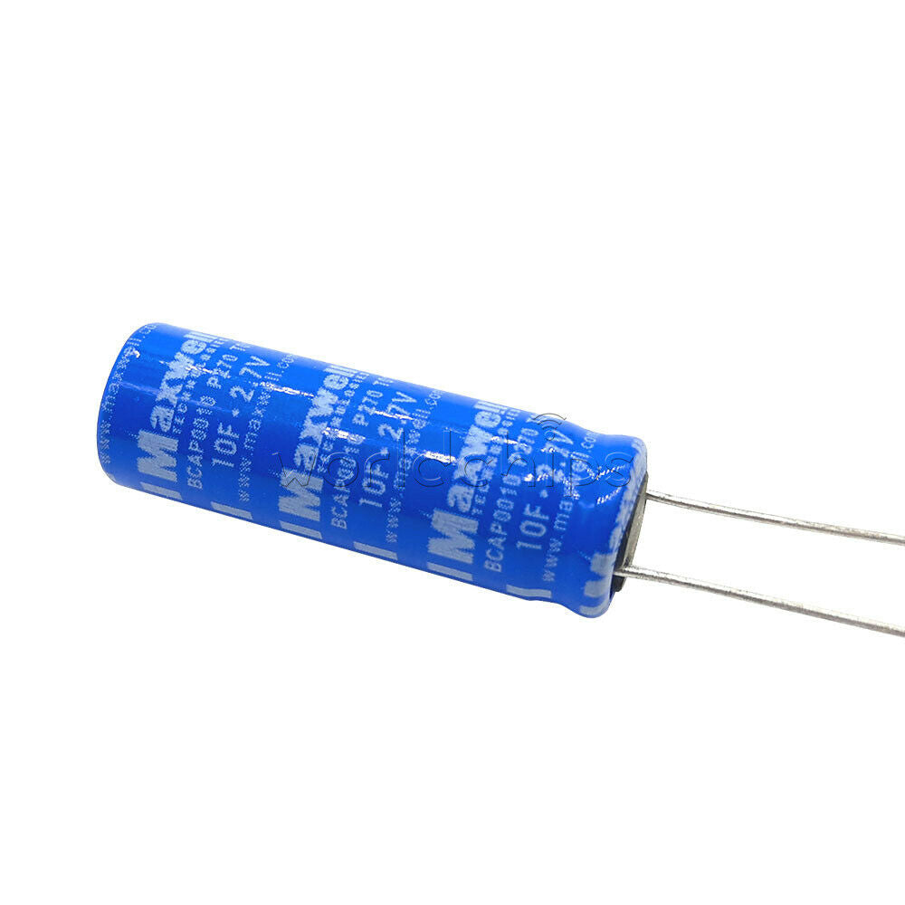 10PCS 2.7V-10F Farad Capacitor Super Capacitance Electrical Component Voltage
