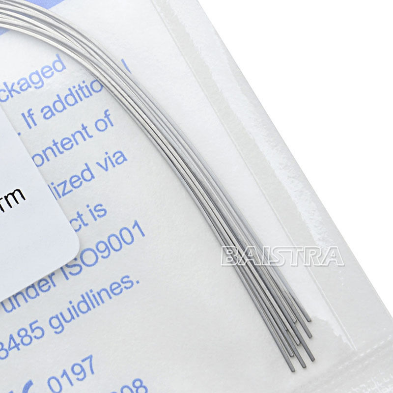 200X Dental Ortho Arch Wires Niti Rectangular Natural 16X22L Super Elastic