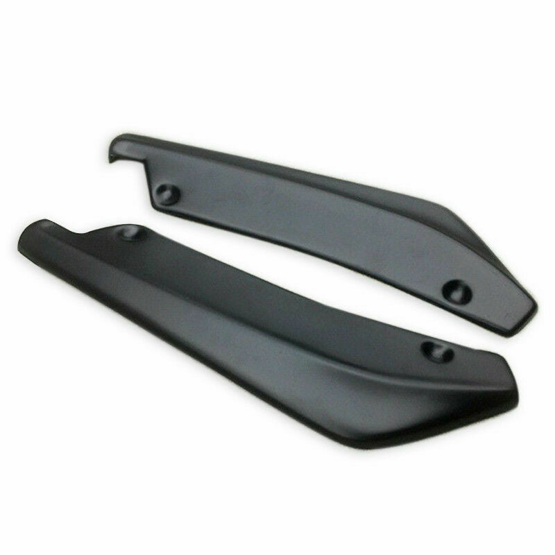 Universal Rear lip Bumper Spoiler Canards Diffuser Car Side Fin Scratch Protect