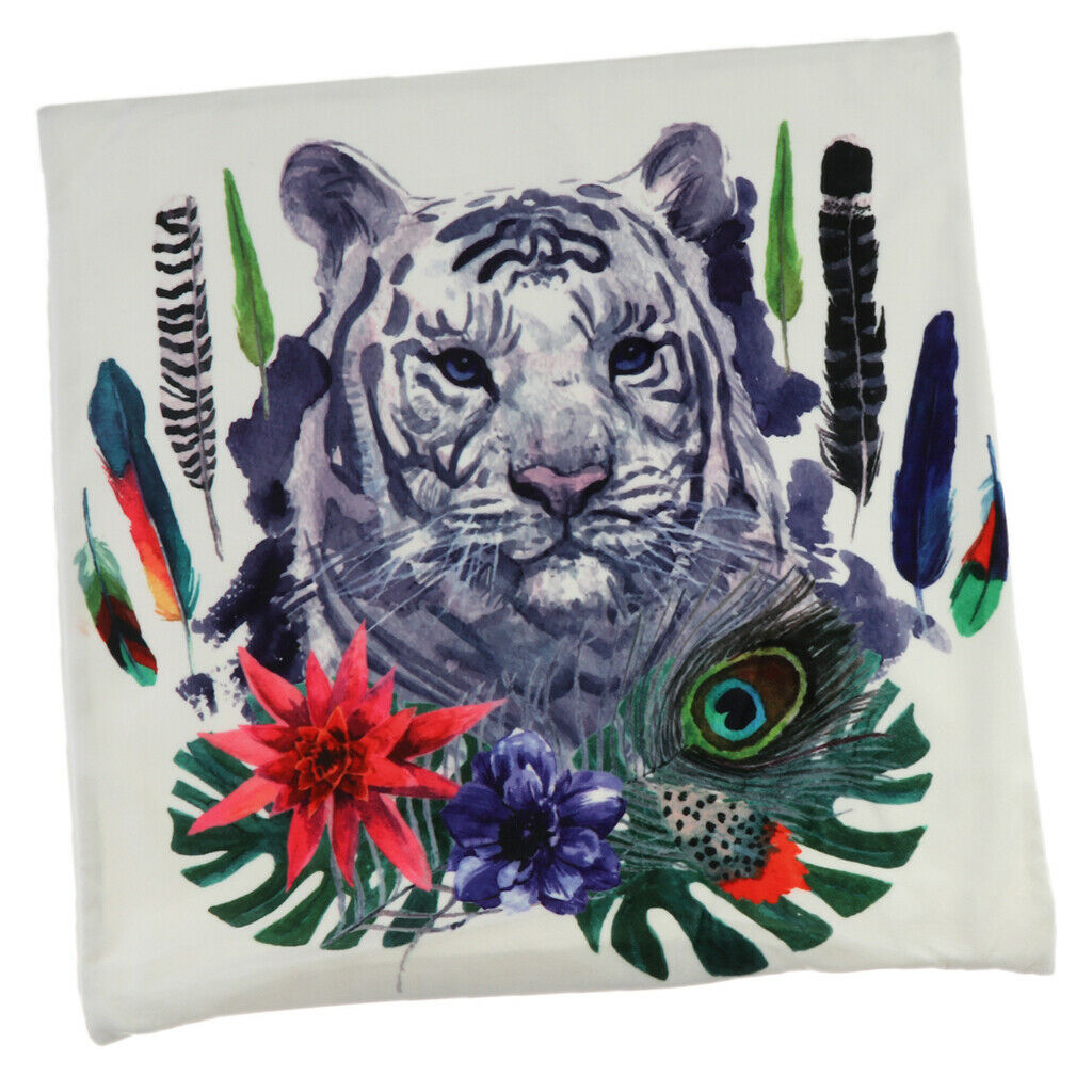 2 Pieces Cartoon Design Pillow Covers Decorative Soft Velvet Square Throw