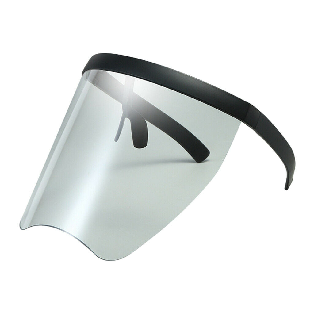 2pcs Large Safety Full Face Shield Goggles Clear Lens Sunglasses Wrap Visor
