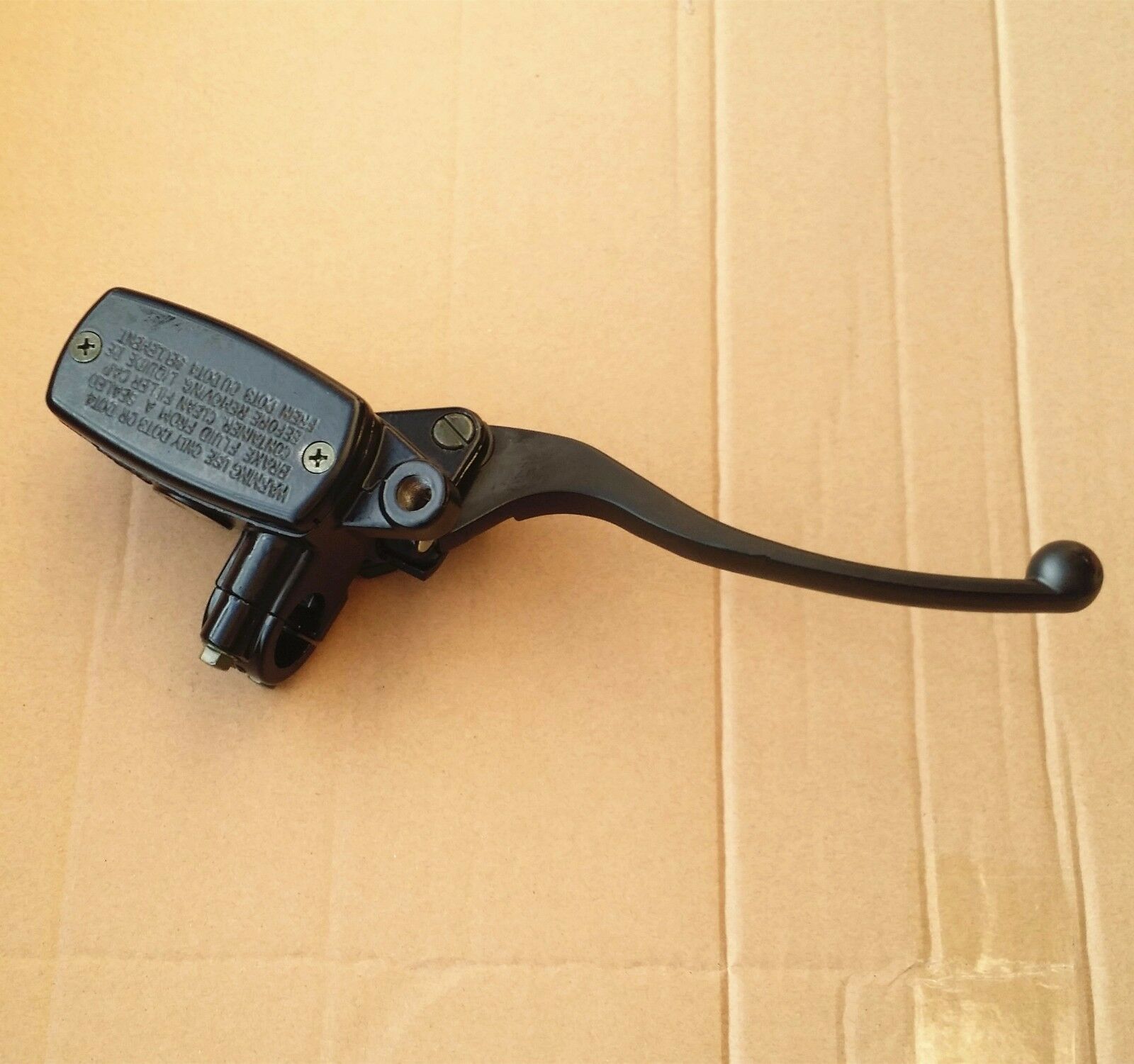 Black 7/8" 22mm Right Brake Master Cylinder Cruiser Cafe Racer Chopper Custom CB