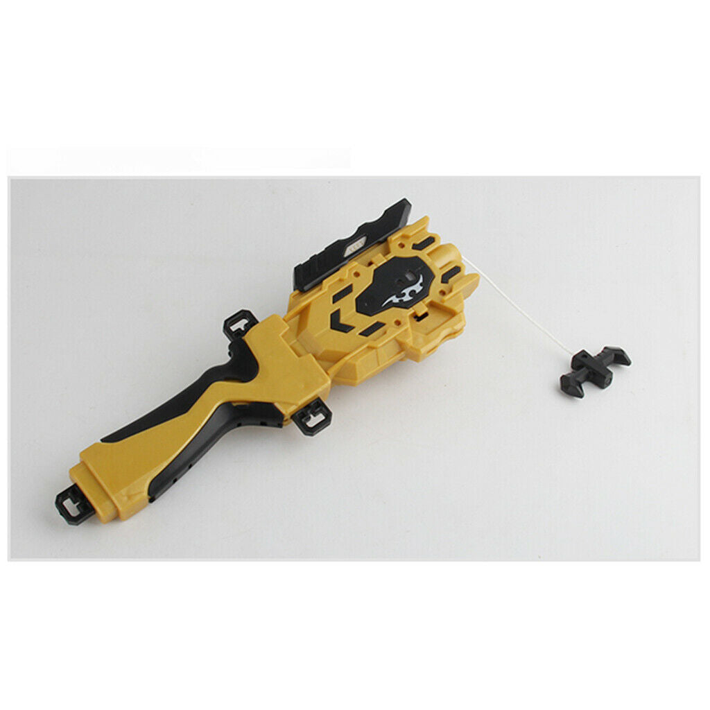 Strong Strike Launcher Yellow Plastic Spinning Top Grip Gyro Accs for Kids