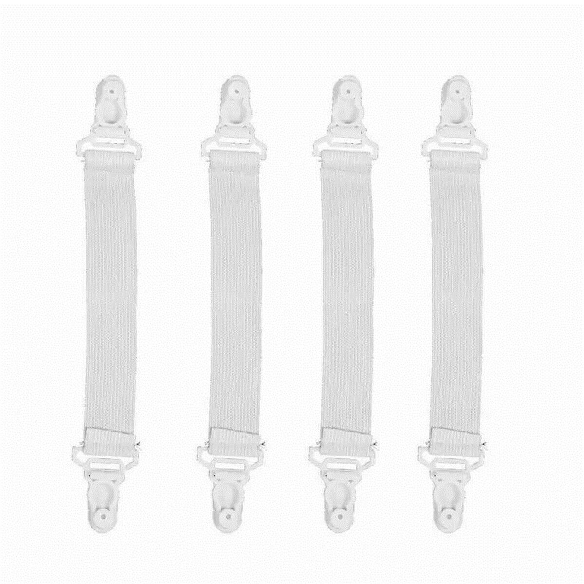 12PCS Fitted Bed Sheet Holder Grips Mattress Gripper Straps Clip Fastener Holder