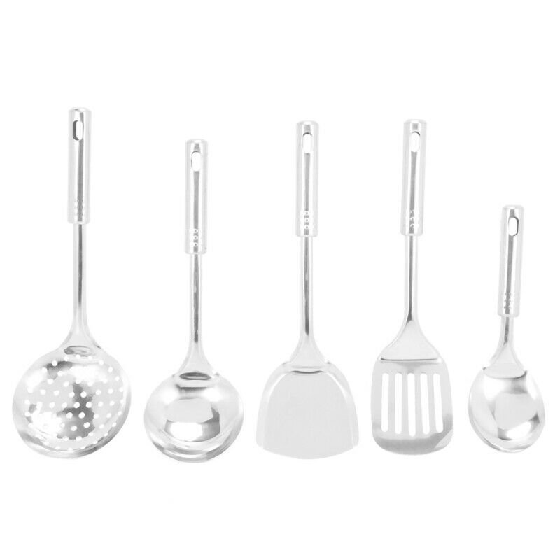 5Pcs/Set Kitchen Utensil Set Stainless Steel Kitchen Tools Multi-Functional SpR8