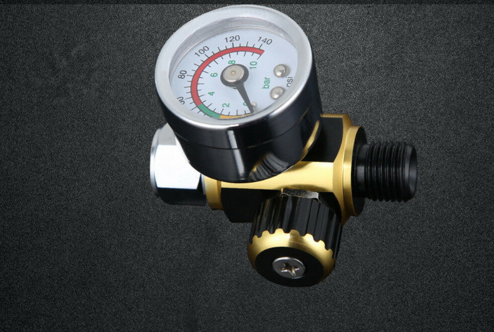 Car Van Spray Paint Gun Air Pressure Regulator Gauge Spray Accessories 0-0.10Mpa