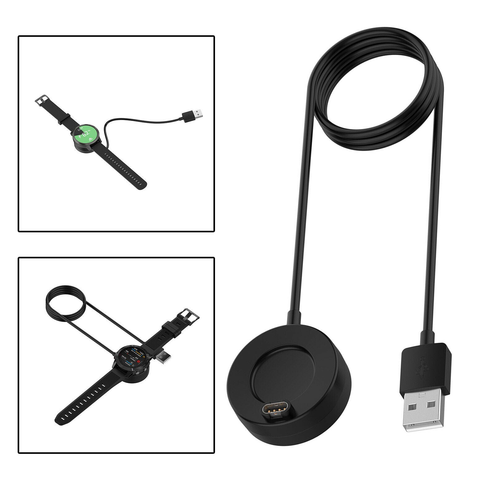 Power Charger Dock Cable Adapter for Garmin Forerunner 745 45 45S 645 Watch