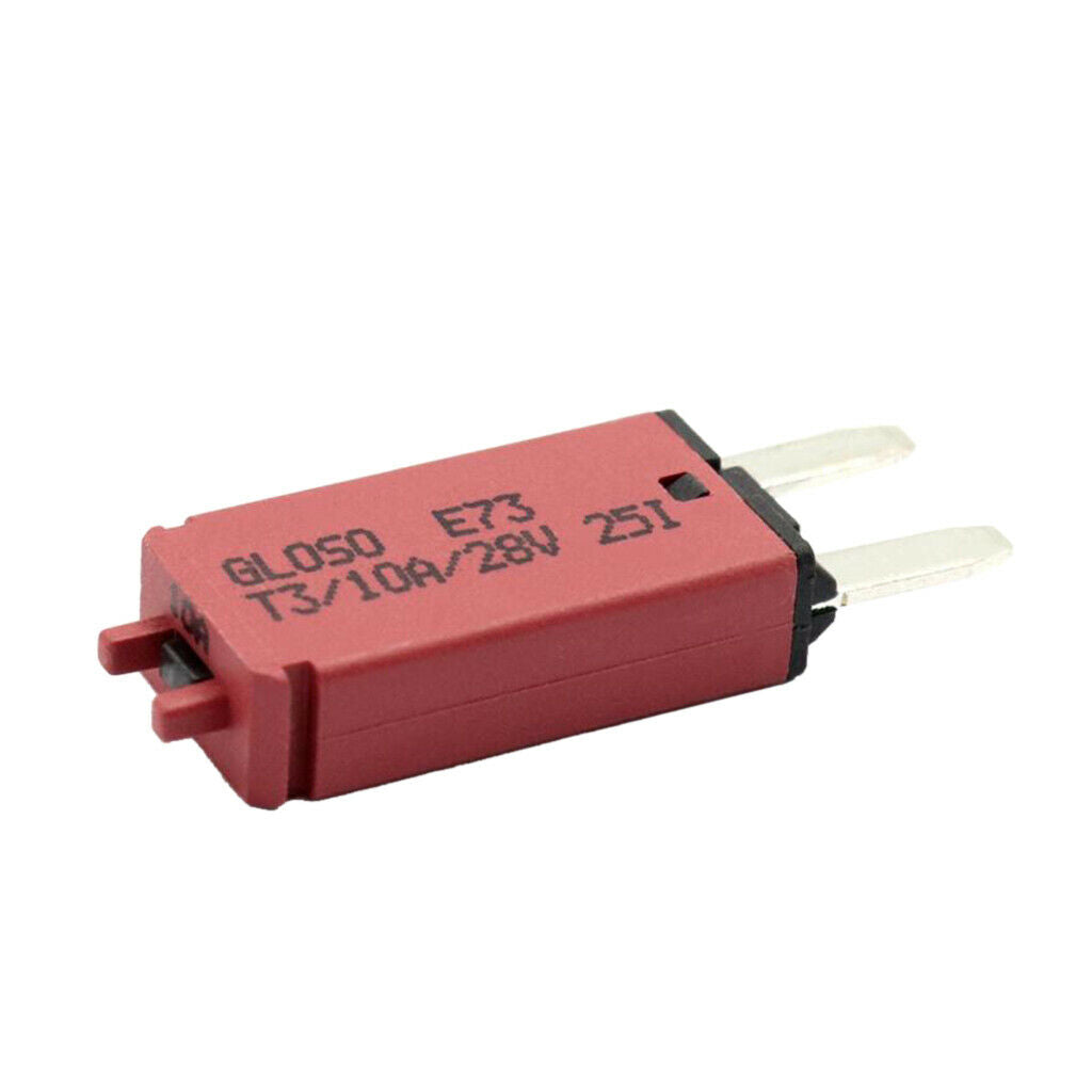 Circuit Breaker Small  Fuse 12V-24V Resettable 10A for Marine Boat Car