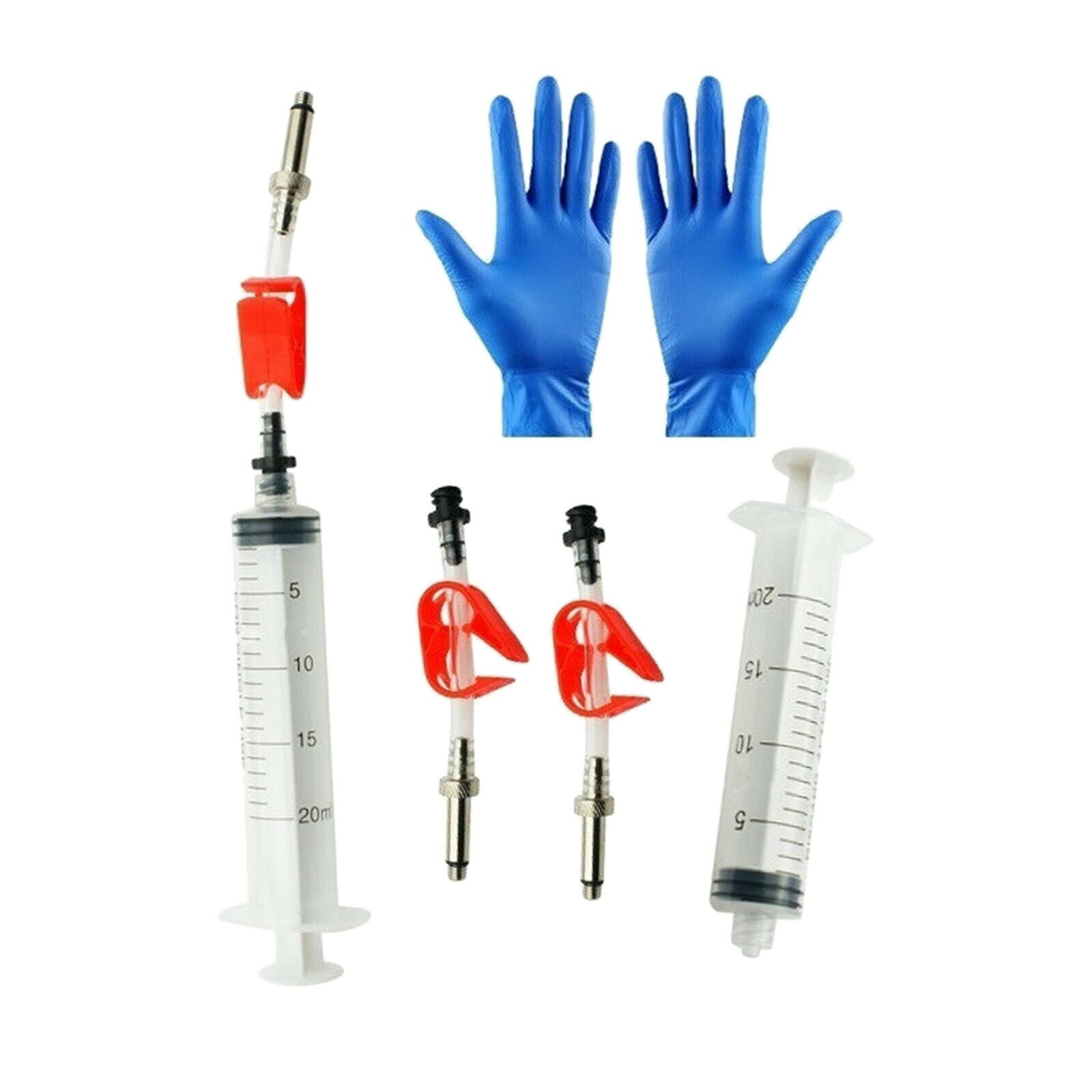 20ml Bike Hydraulic Disc Oil Bleed Kit Road Syringe Mineral Oil for Formula