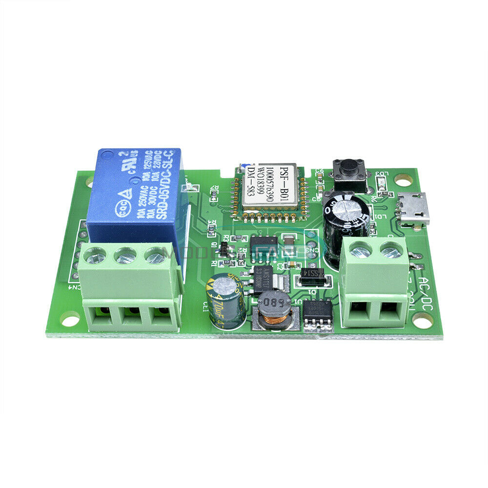Sonoff WiFi Wireless Smart Switch Home Relay Module Self-locking 5V-12V