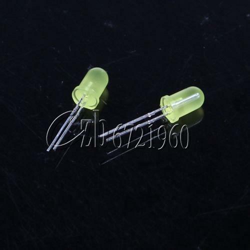 100PCS New LED Round Red Yellow Green Light-emitting Diode Mix Color 3mm 5mm