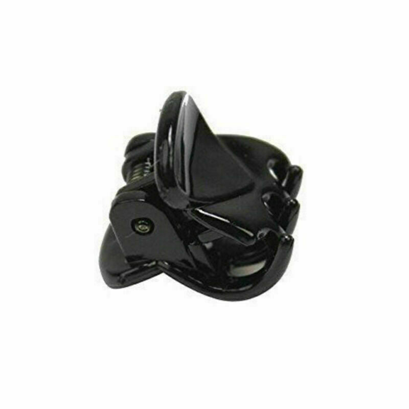 10pcs Fashion Chic Small Mini Plastic Girl Hair Clips Hairpin Claws Clamps Black