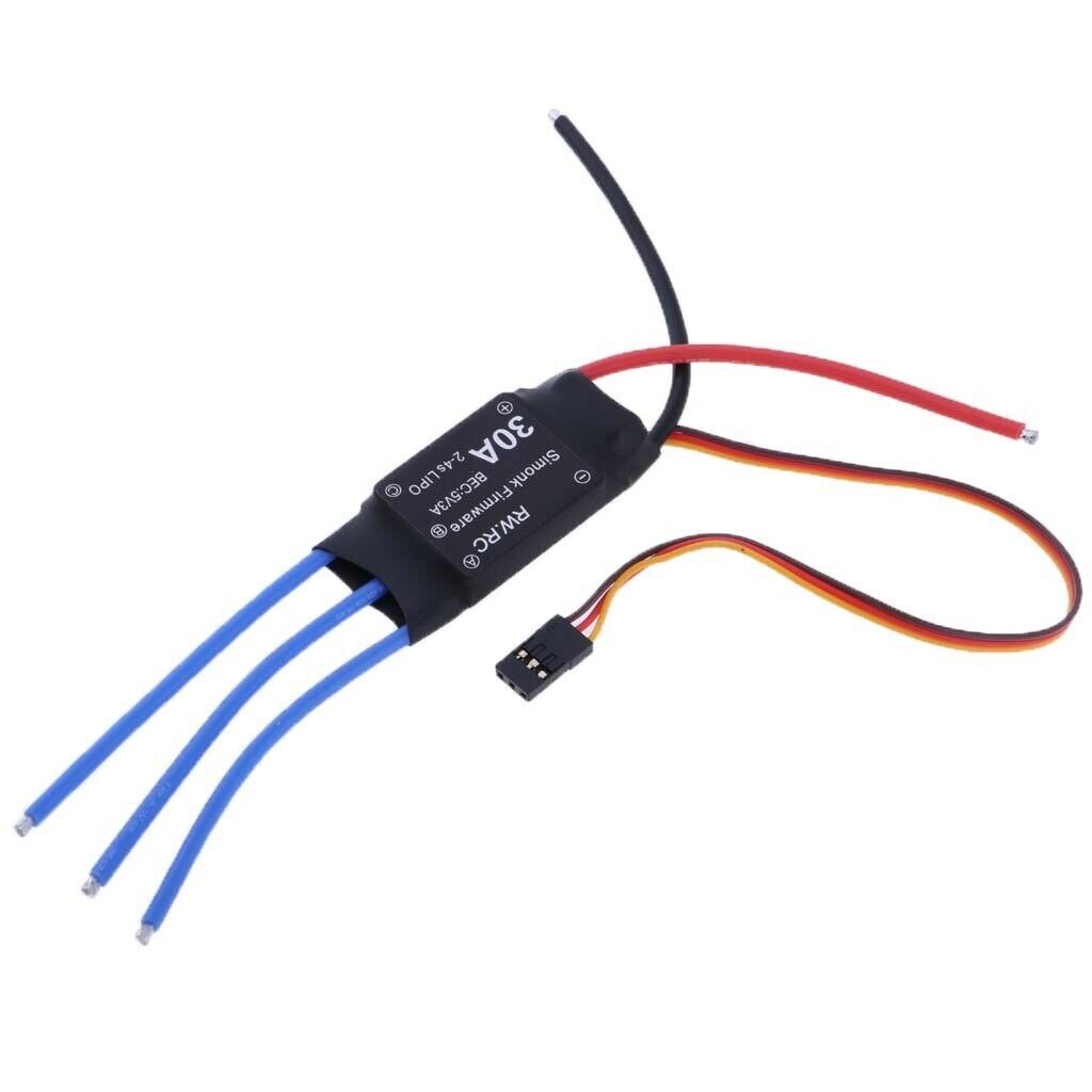 30A 2-4S Brushless ESC 5V 3A Speed Control For RC  Racing Drone Parts