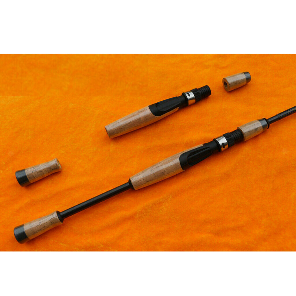 Plastic Reel Seat Rear Grip + Repair Composite Cork Handle Fishing Rod Kit