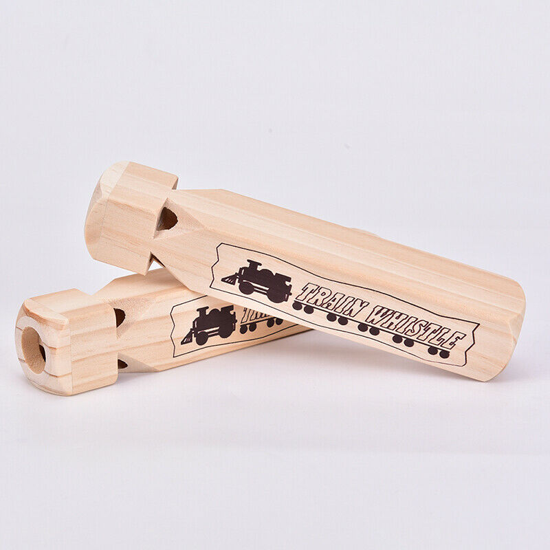 1pc Locomotive Sound Warning Steam Wood Steam Train Whistle Wooden Whis Wsy3BDA