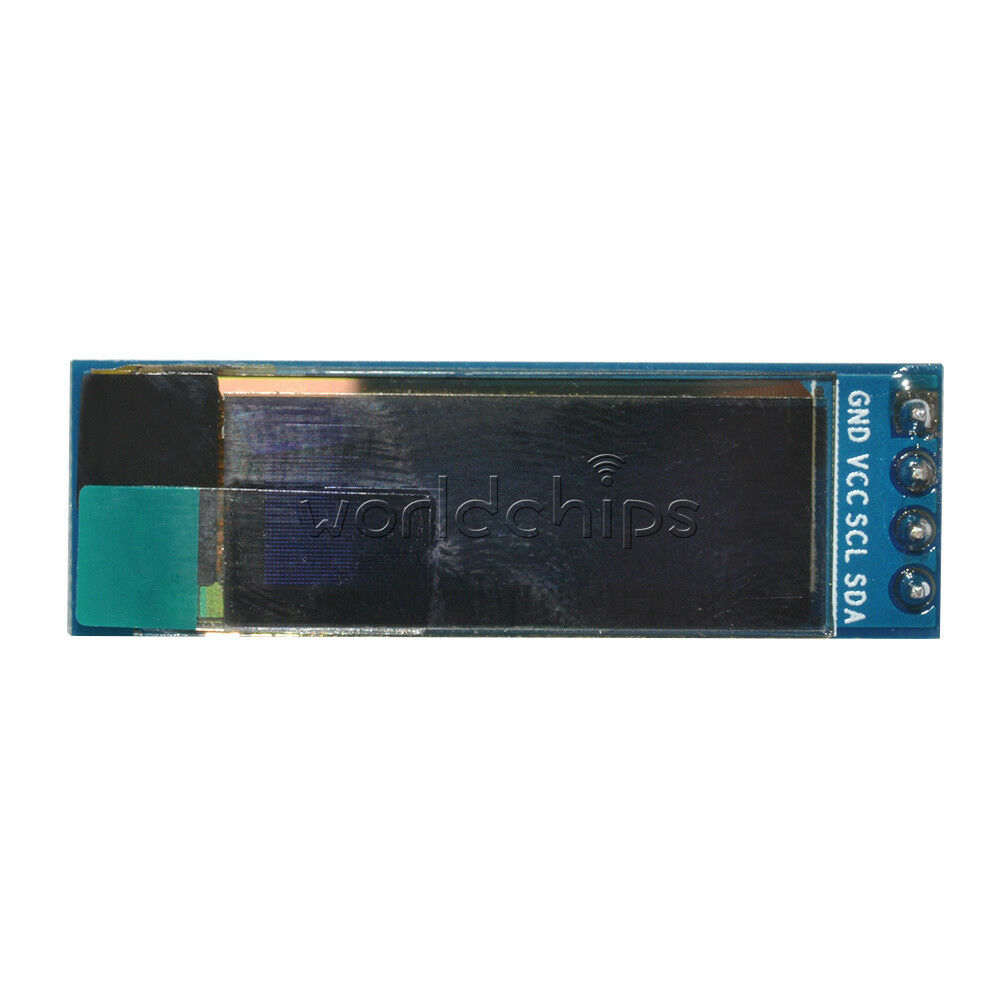 Blue IIC I2C 0.91'' 128x32 OLED LCD Display DIY Module 3.3V/5V For PIC Arduino