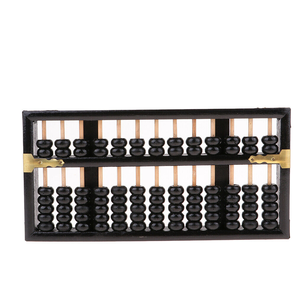 New School Office Calculation Japanese  Chinese Ancient Abacus Black