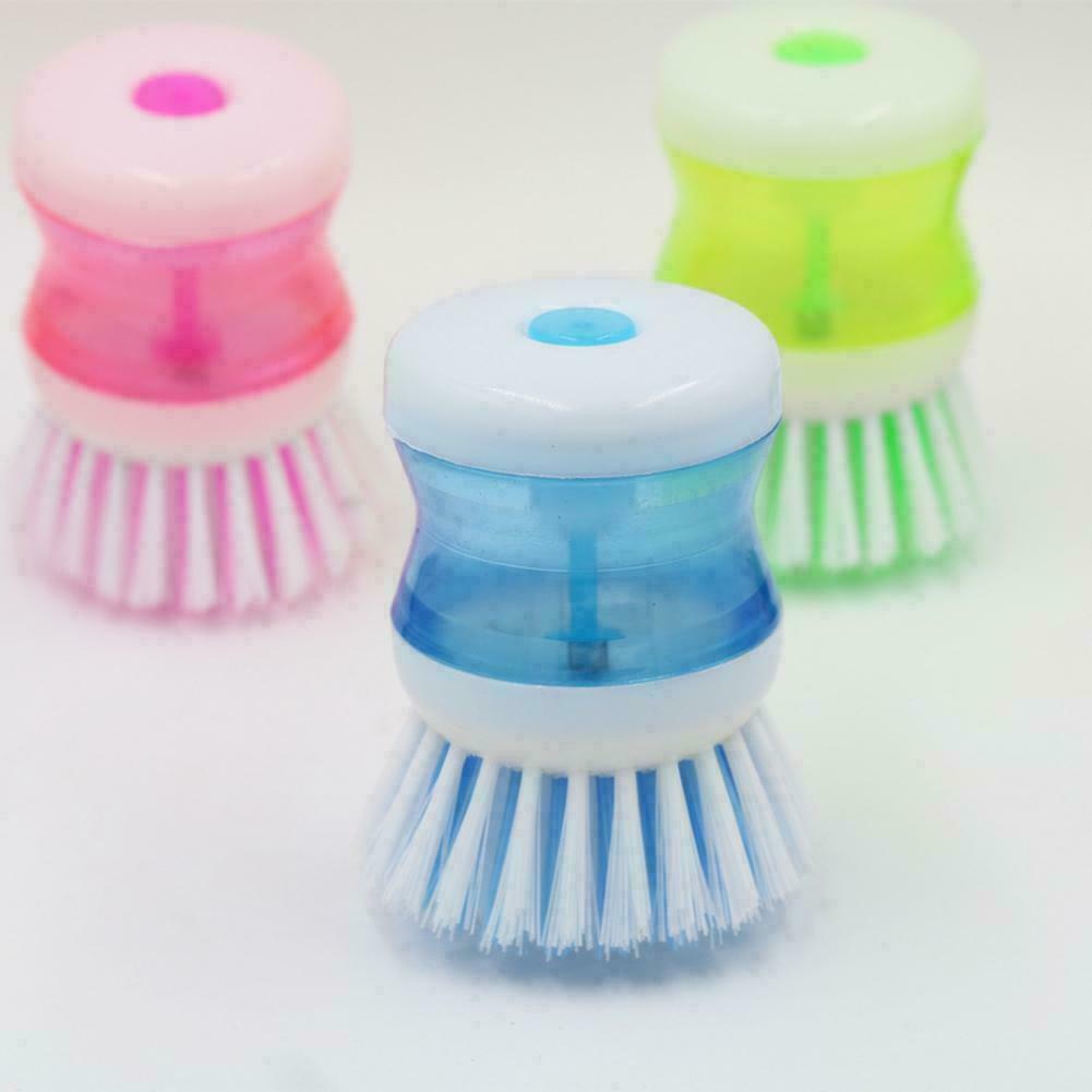 Kitchen Brush Soap Clean Pot Dish With Liquid Utensil S3 Tool Dispenser Z6K3