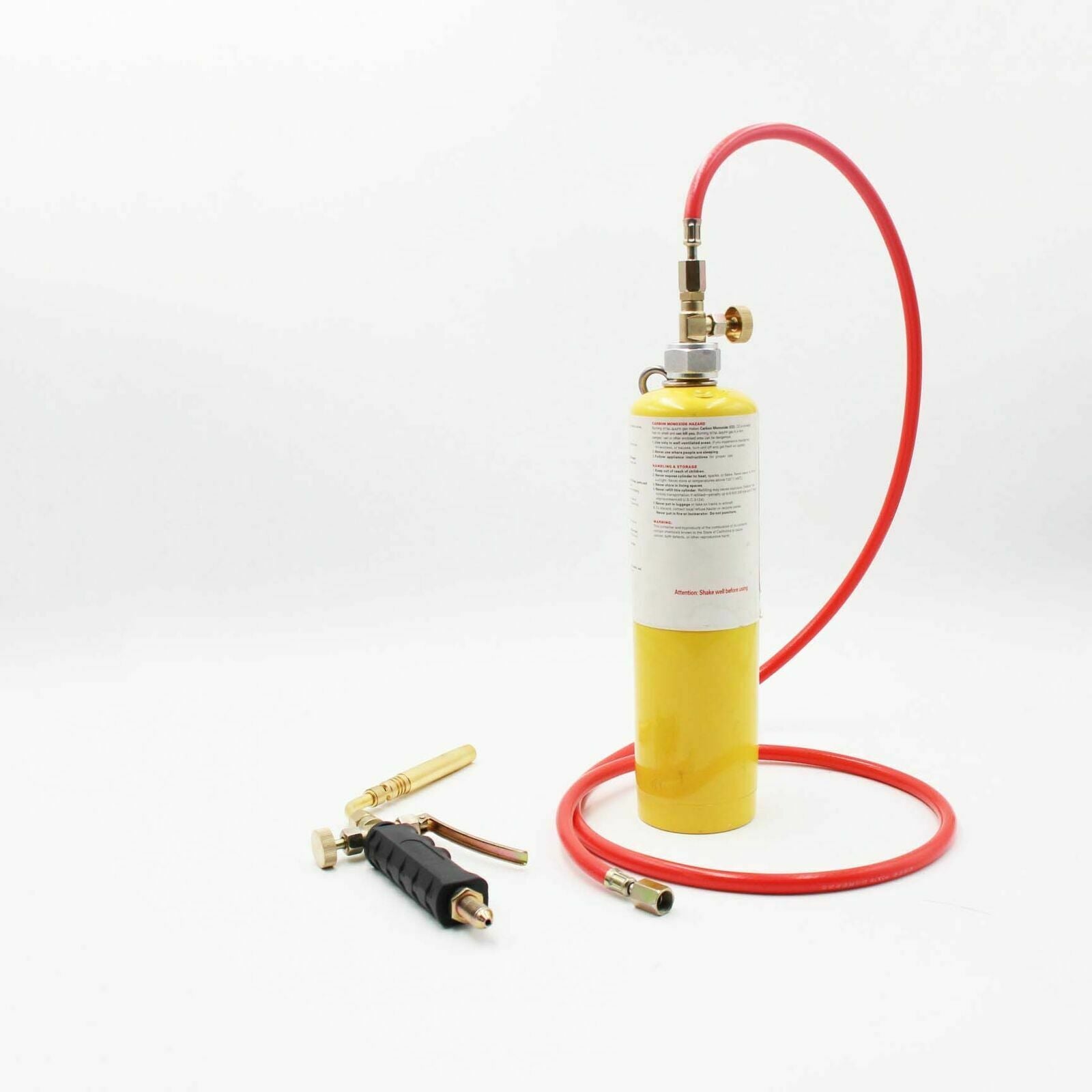 Brass Mapp Torch 1.6M Hose Brazing Welding Plumbing Turbo Torch Solder Tool