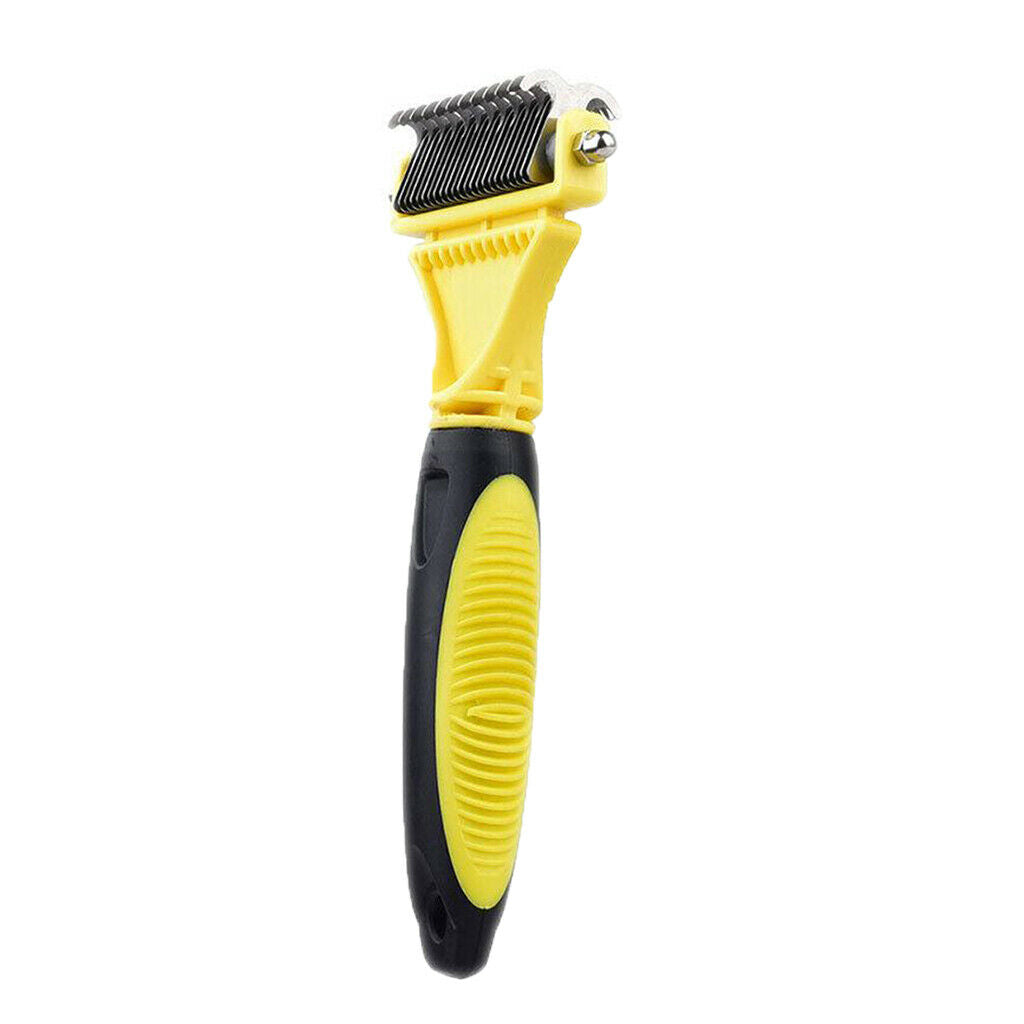 Stainless Pet Cat Comb Brush Professional Large Dog Open Knot Rake Grooming Tool