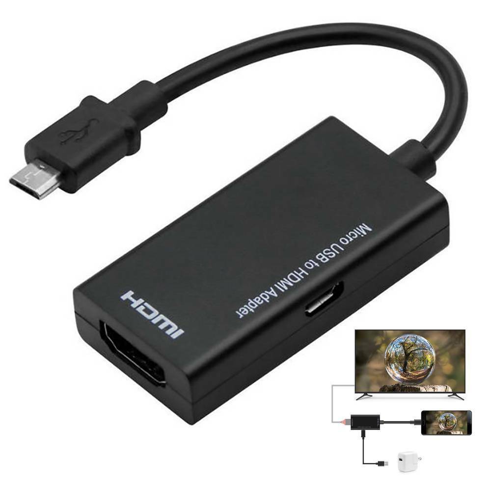Micro to HDMI Adapter Cable Android Phone to HDMI Adapter Phone Screen Line New!