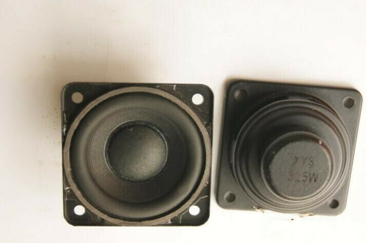 2pcs 1.75"inch Speaker 3Ω 5W Full range Neodymium Loudspeaker HiFi Audio Parts