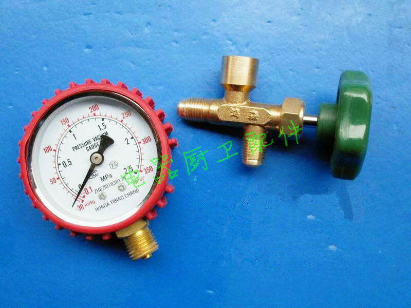 air-condition fridge Add fluoride pressure gauge 2.5MPa maintenance tool