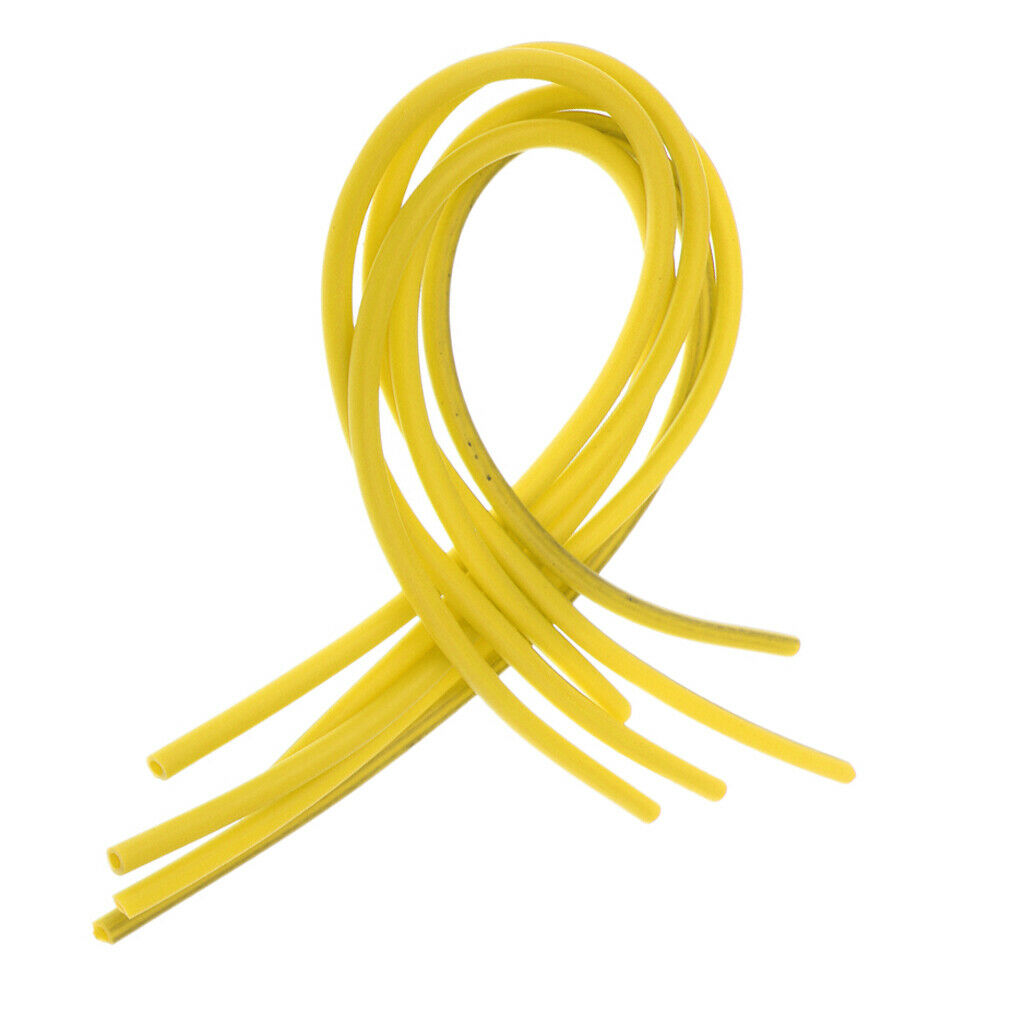 Carp Fishing Anti- Sleeves Rubber Carp Rigs Tube Hook Connector Yellow