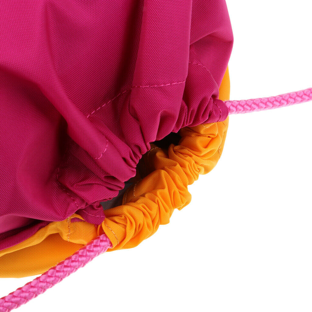 Waterproof Drawstring Bag Sack Backpack Nylon RuckSack Storage Pouch Purple