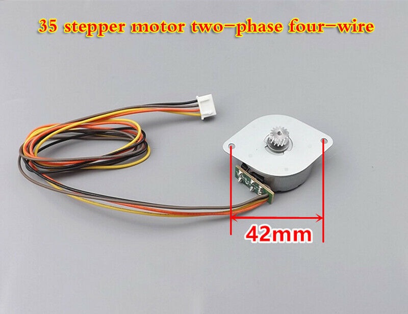 35 stepper motor 2 phase 4 wire step angle 7.5°DIY creation Metal 15 teeth 8.6mm