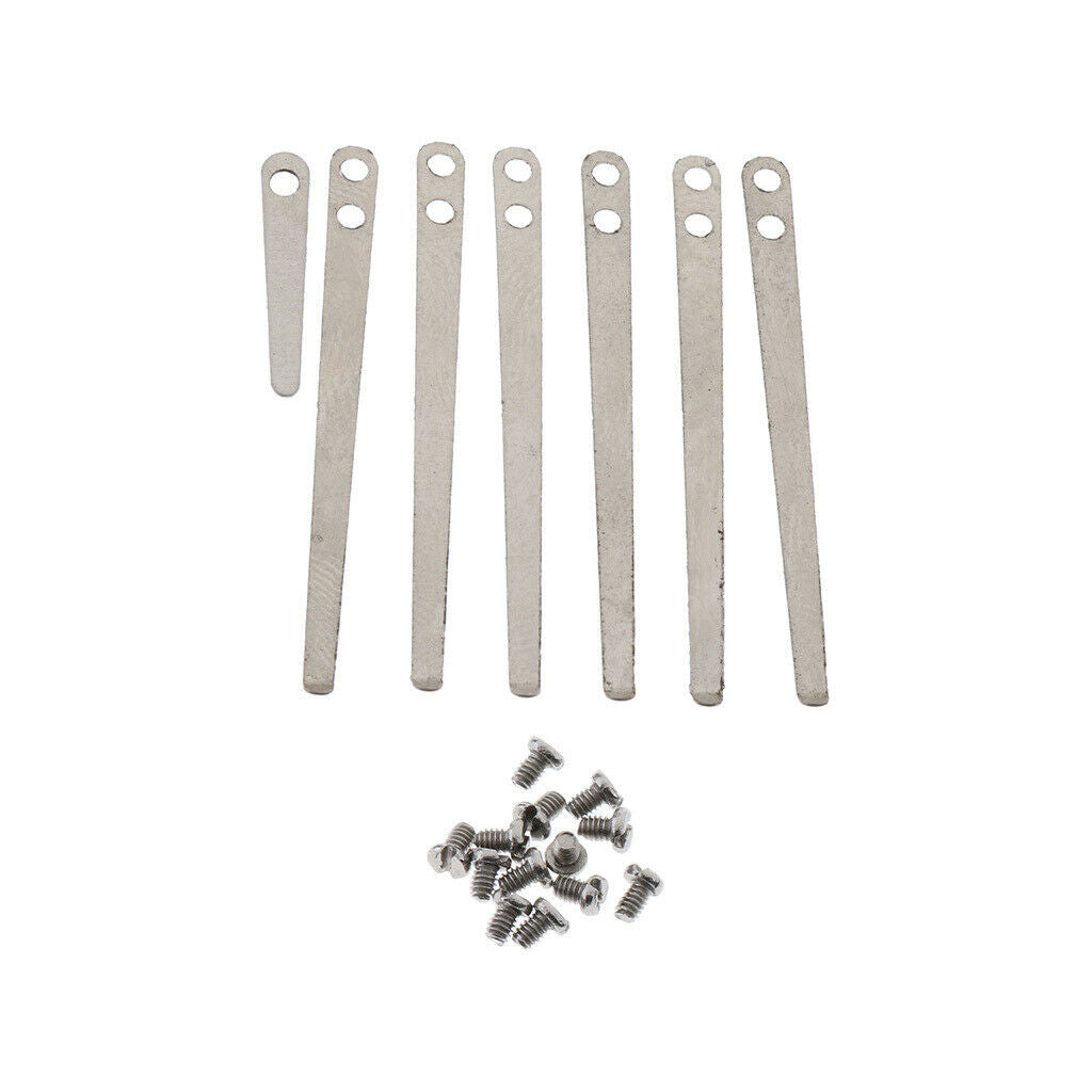 1 Pack Metal Woodwind Instrument Clarinet Springs Leaf with Screws for