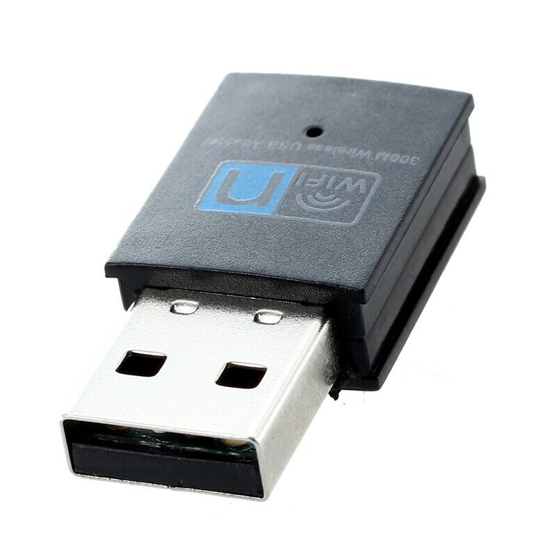 300Mbps Wireless WLAN Adapter WLAN Stick USB 2.0 Dongle IEEE 802.11n/ g/ b BlaC1