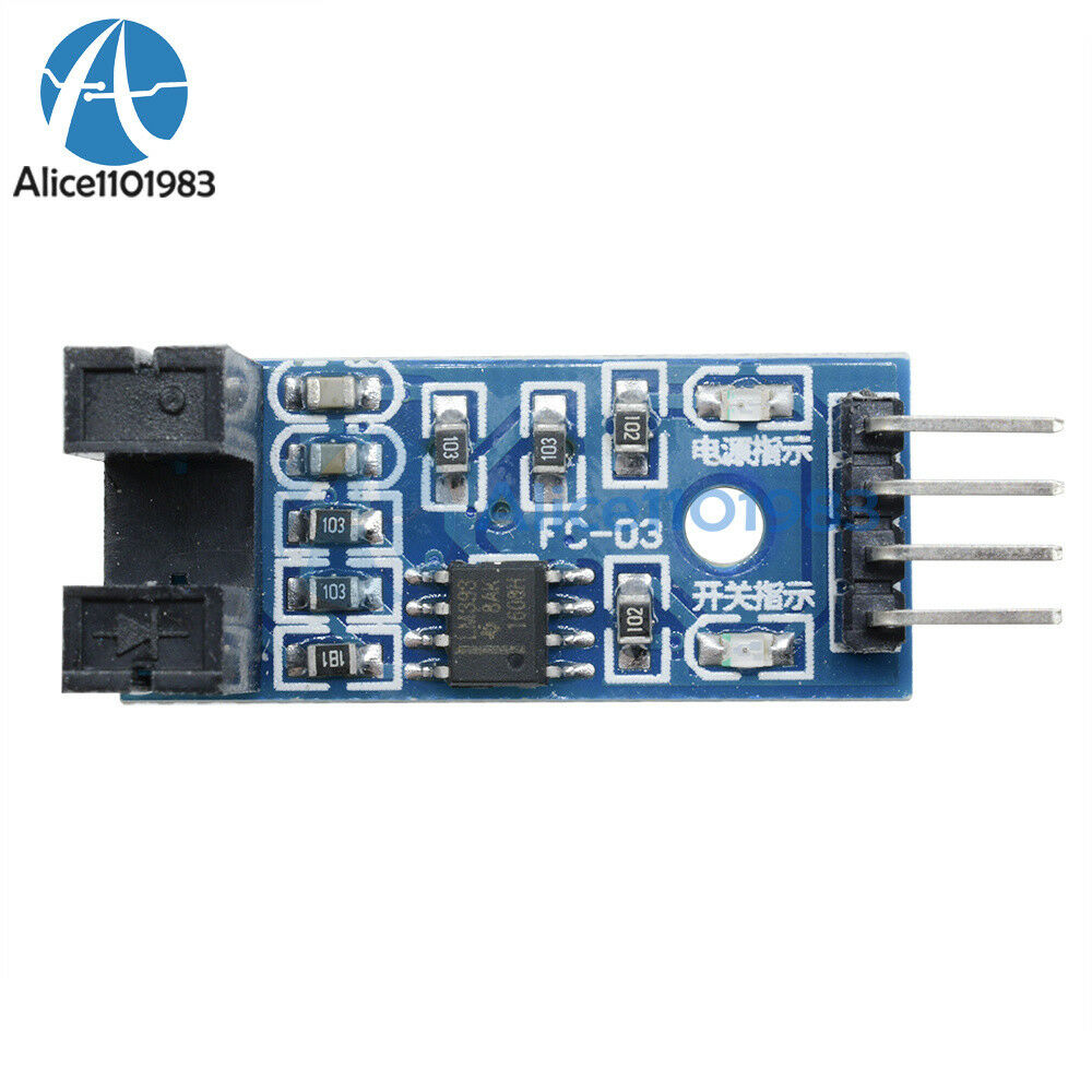 Slot Type Optocoupler Module 3.3V-5V LM393 Comparator Slot-Type For Arduino