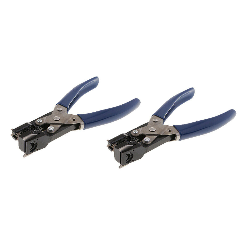 2x 3mm Punch Cutter Plier Steel PVC ID Card Corner Rounder Puncher Angle Nip