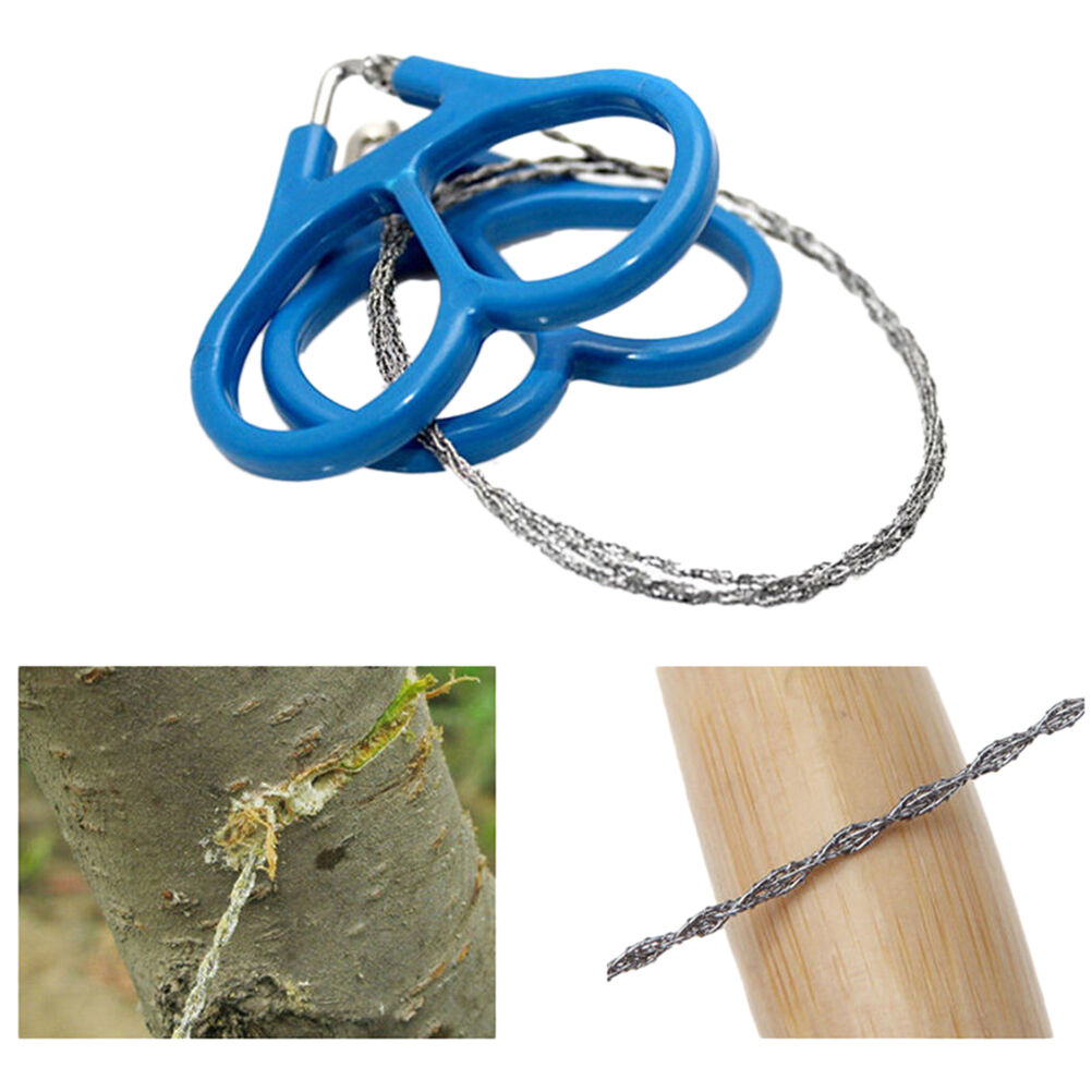 Steel Wire Saw Outdoor Scroll Travel Camping Hiking Hunting Survival .l8