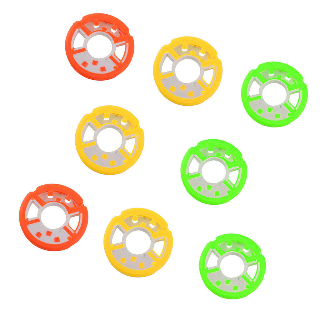 Durable Silicone Winding Board Fishing Line Round Spools Tool with Box S