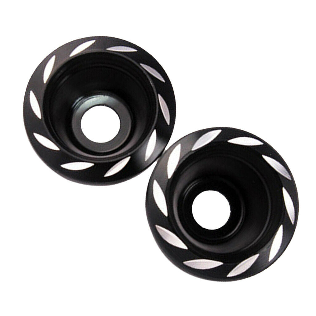 Motorcycle Front Fork Decoration Cup Wheel Drop Resistance Holder  Black