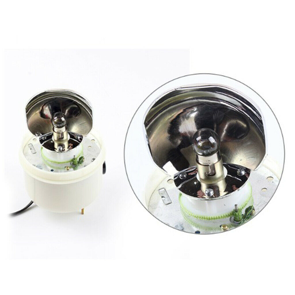 Lots 2 LED Rotary Warning Lamp AC220V Beacon Emergency Bulb Alarm Traffic
